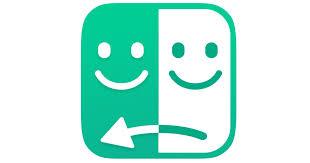 Azar app logo featuring two smiling faces on a turquoise background, representing video chat and social connection.